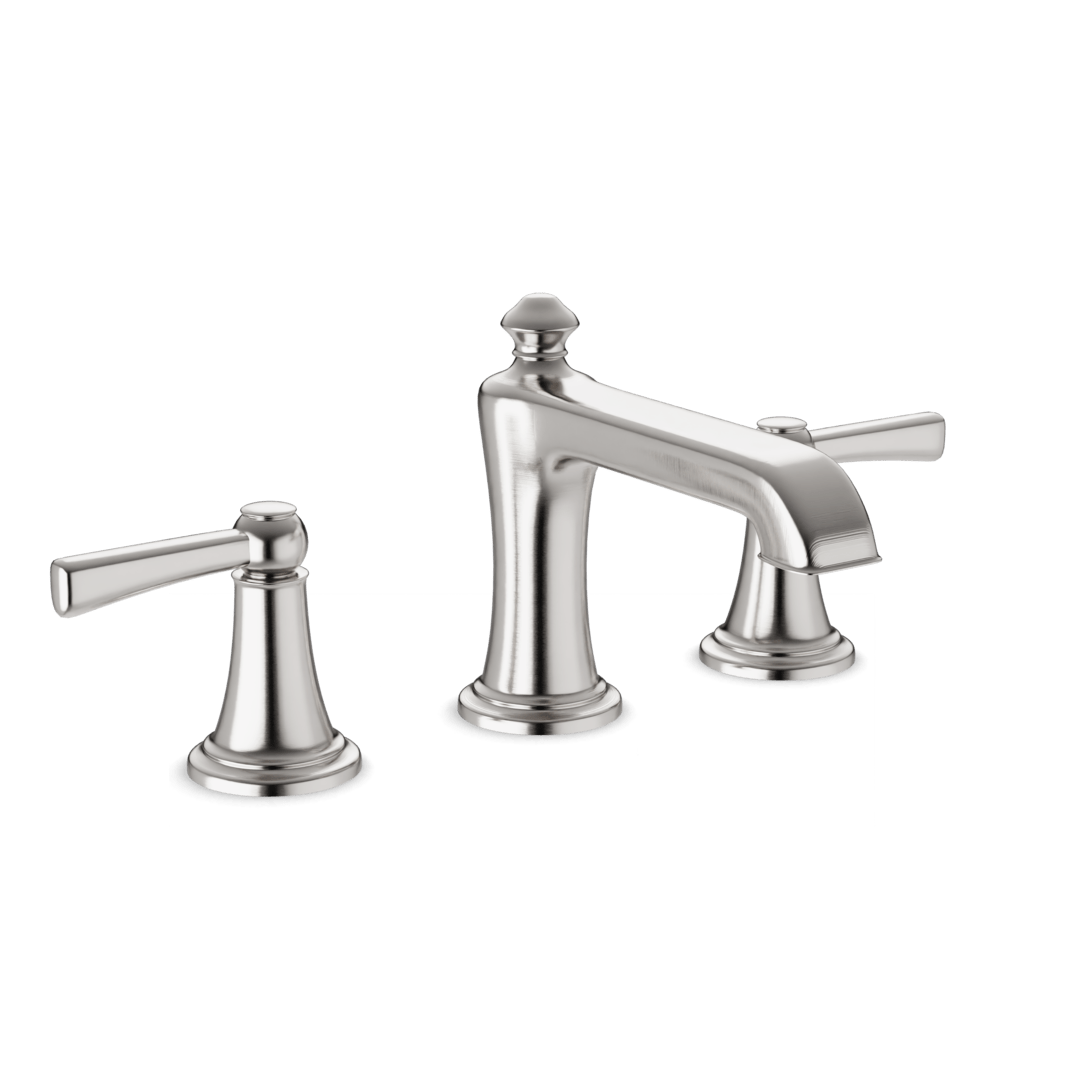 Prestige 3 Hole Bathroom Faucet in Satin Nickel